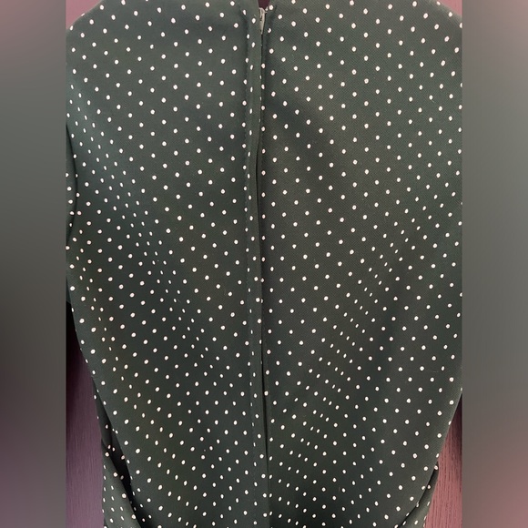 Vintage 70s Bib Front Tie Back Prairie Long Sleeve Maxi Dress - Picture 5 of 14